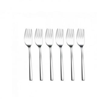 Set furculite desert 6 piese Bohmann BH5815MR, Otel inoxidabil, Finisaj lucios