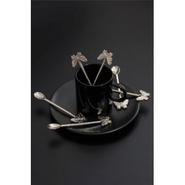 Set lingurite pentru ceai / cafea, Hermia, 283PLN1606, Argintiu