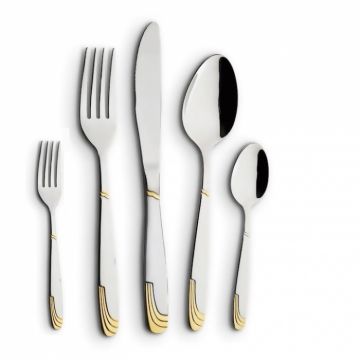 Set tacamuri 30 piese Bohmann Premium BPA30-GM, Otel inoxidabil