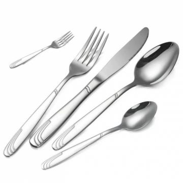 Set tacamuri 30 piese Bohmann Premium BPA30-SM, Otel inoxidabil