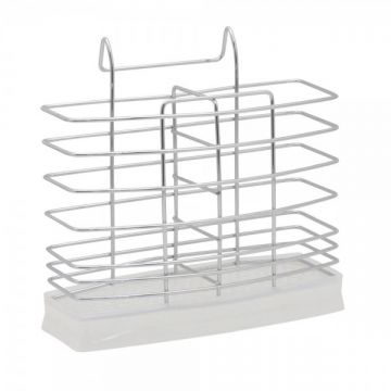 Suport de uscat ustentile bucatarie Rosberg R53003B, Argintiu