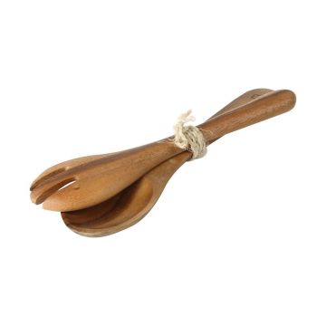 Tacâm din lemn de salcâm pentru salată T&G Woodware Tuscan