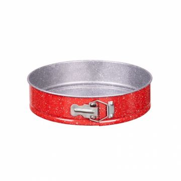 Tava rotunda detasabila pentru prajituri Voltz V51223RB28, 28x6.8, Rosie