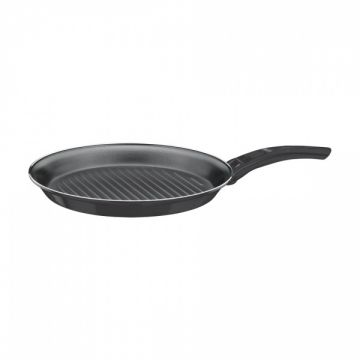 Tigaie Grill Zilan ZLN-2126, Aluminiu, 28cm, Teflon