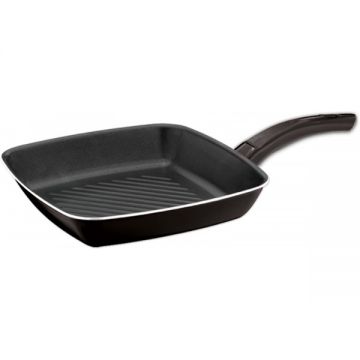 Tigaie Grill Zilan ZLN-3895, Aluminiu, 28cm, Teflon
