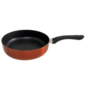 Tigaie inalta, marmorata, Bohmann BH6015-28, Aluminiu, 28x7.5cm, Compatibil cu inductie