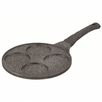 Tigaie pentru oua clatite Bohmann BH1020-26MRB, aluminiu, marmorata, 26cm, 4oua clatite