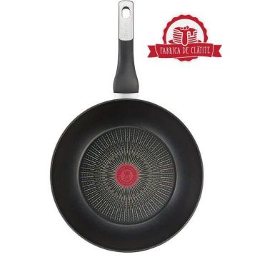 Tigaie Wok Tefal Unlimited G2551972, 28 cm (Negru)