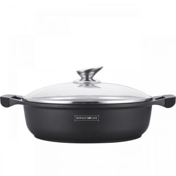 Cratita marmorata cu capac 26 cm RL-BR26cm Royalty Line