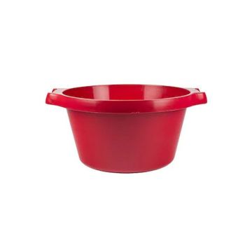 Lighean rotund, 25 litri, Dona, rosu