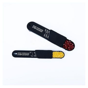 Linguri de masurare eMazing cu reglaj, din material ABS, 16x3.5x1.6 cm, culoare neagra.