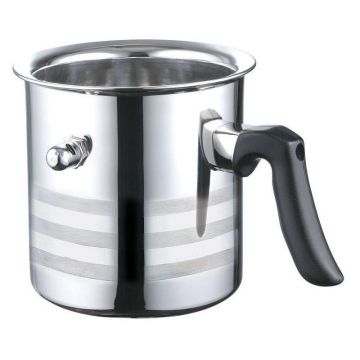 Oala inox 1.5 L pentru fiert lapte, perete dublu Blaumann BL 3511 Oala inox 1.5 L pentru fiert lapte, perete dublu Blaumann BL 3511