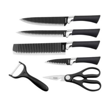 Set cutite + Ustensile de bucatarie Zass Gourmet ZG-KS 02