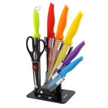 Set cutite + Ustensile de bucatarie Zass Gourmet ZG-KS 07