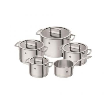 Set ZWILLING VITALITY, 5 piese, Capac din sticla termorezistenta (Inox)