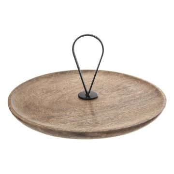 Tavă de servit de servire din lemn ø 30 cm Mango – Orion