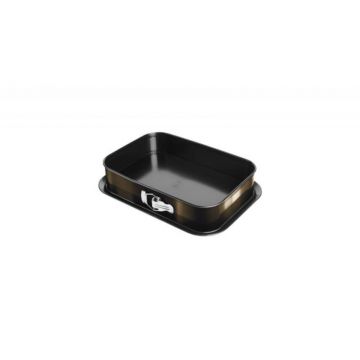 Tava marmorata dreptunghiulara 39x27 cm Shiny Black Berlinger Haus BH 6809
