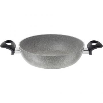 Tigaie Ballarini FERG3K0.24D, Aluminiu forjat, 24 cm, Gri