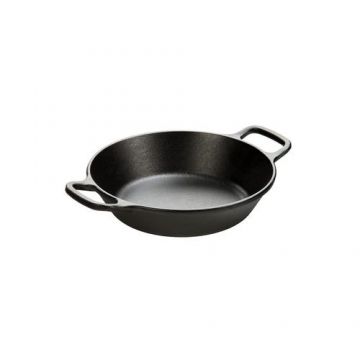 Tigaie, Lodge, Fonta, 20 cm, Negru