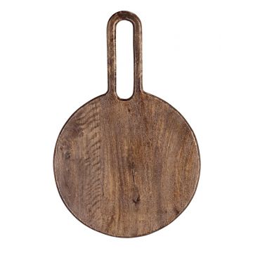 Tocator Eliot L, Bizzotto, 40 x 60 x 1.75 cm, lemn de mango, maro