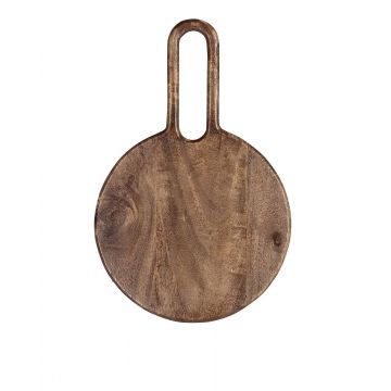 Tocator Eliot M, Bizzotto, 33 x 50 x 1.75 cm, lemn de mango, maro