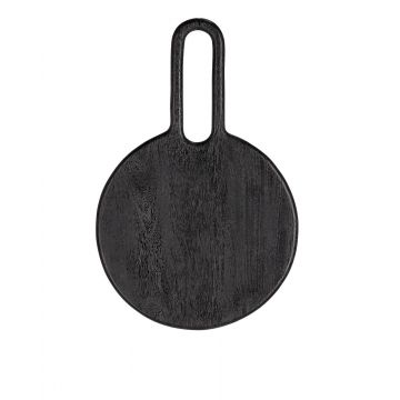 Tocator Eliot M, Bizzotto, 33 x 50 x 1.75 cm, lemn de mango, negru