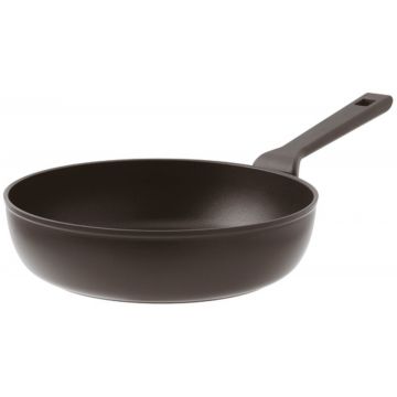 Tigaie adanca Sambonet Titan Pro Double 28cm  4 litri  inductie  negru