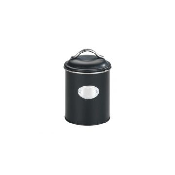 Cutie metalica depozitare 1 litru Wenko Nero 54067100