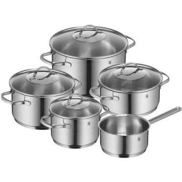 Set cratite WMF Provence Plus, 5 piese, Capace din sticla (Inox)