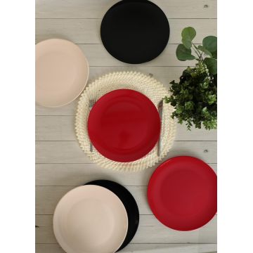 Set farfurii, Multicolor, 26 cm