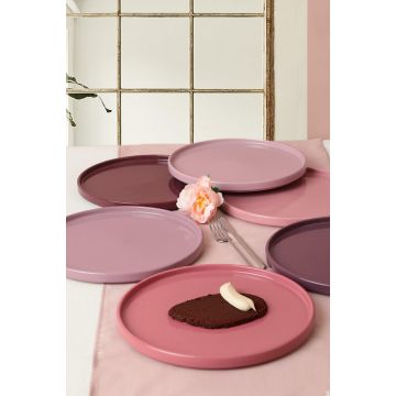 Set farfurii, Multicolor, 27 cm