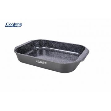 Tava inalta aluminiu Heinner DARK  LINE, 39.5 x 26 cm