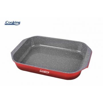 Tava inalta aluminiu Heinner RED LINE, 39.5 x 26 cm