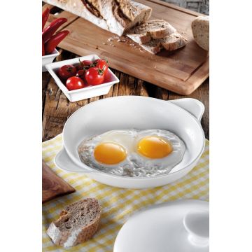 Tigaie, Kütahya Porselen, 710KTP4201, Portelan, Alb