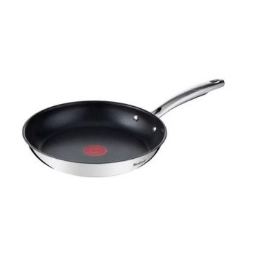 Tigaie Tefal Duetto+ Pan G7320734, 30 cm, Inox (Argintiu)