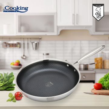 Tigaie, Titanium3, Cooking by Heinner, 28x5.5 cm, inox, argintiu