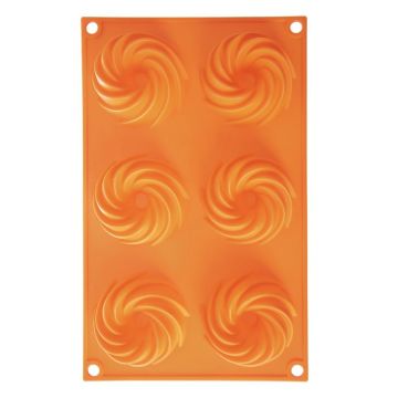 Formă de copt pentru mini-prăjiturele Bundt din silicon 17x28 cm – Orion