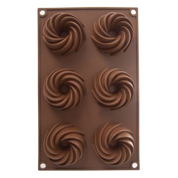 Formă de copt pentru mini-prăjiturele Bundt din silicon 17x28 cm – Orion