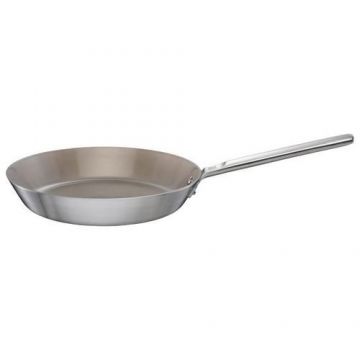 Tigaie din otel inoxidabil, antiaderenta, Fiskars Norden, 28 cm (Inox)