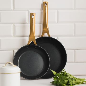 Tigaie Royal, Ambition, 24 cm, aluminiu, negru/auriu