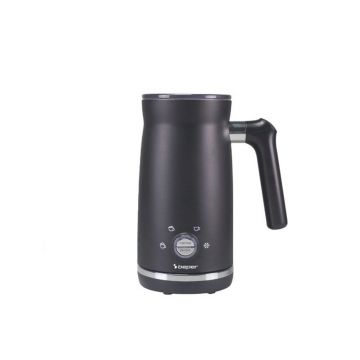 Aparat spumare lapte Beper, 500 ml, inox/plastic, negru