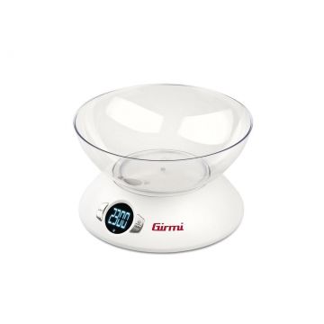 cantar de bucatarie digital cu bol girmi ps04, 5kg, alb