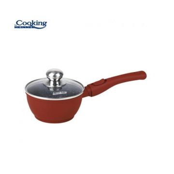 Caserola aluminiu cu capac 16x8 cm, 1.3 L, Calabria, Cooking by Heinner