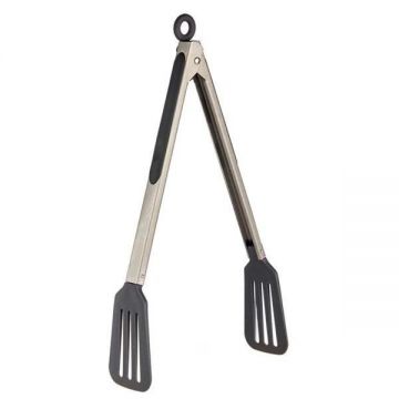 Cleste mare de bucatarie din inox si nylon, gri, 5.5 x 4 x 33.5 cm