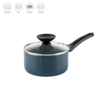 Cratita cu capac saucepan Prima, Luigi Ferrero, 16x8 cm, 1.5 L, aluminiu presat