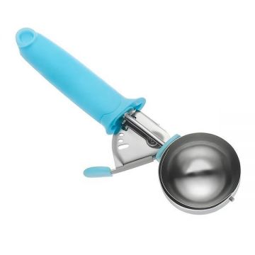 Cupa inghetata, plastic/metal, albastru