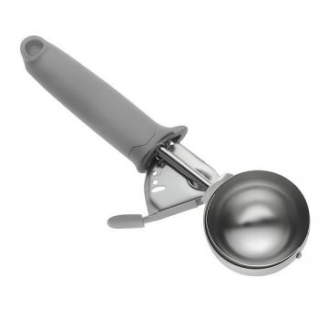 Cupa inghetata, plastic/metal, gri