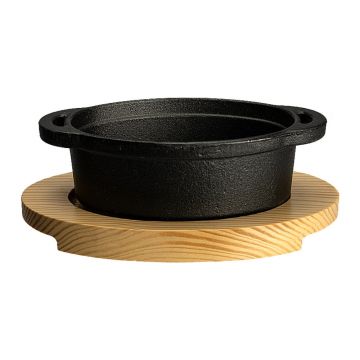 Mini vas oval STEAK COOKING, 15x9x9 cm