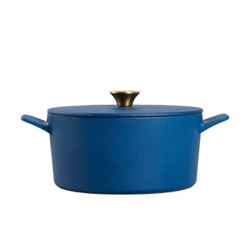 Oala Andreas, Homla, 25x12.5 cm, 5 L, fonta, albastru