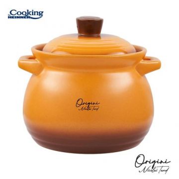 Oala ceramica cu capac Heinner HR-FJ-070, NICOLAI TAND, 19 x 19.5 cm, 6 L